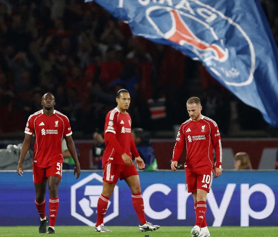 世界杯官方app下载入口-卫报：巴黎的从容反衬出利物浦退步严重，次回合是尊严之战